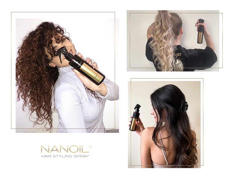 nanoil hair styling spray